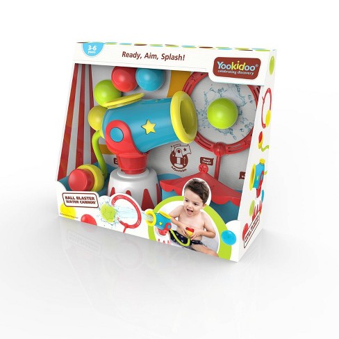 Yookidoo Ball Blaster Water Cannon & Target Bath Toy