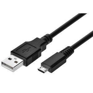 Monoprice USB 2.0 Cable - 6 Feet - Micro USB / Micro-B 2.0 A Male to 5pin Male 28/28AWG Cable compatible with Samsung Galaxy , Note , Android, LG , - 1 of 4