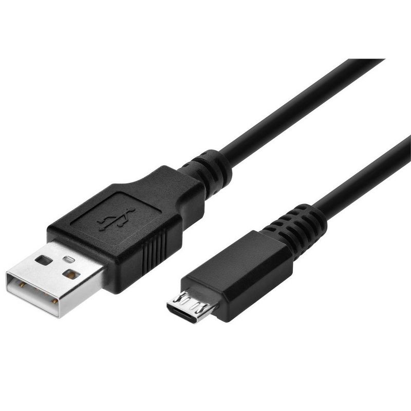 Monoprice USB Cable - 15 Feet - Black | Micro USB / Micro-B 2.0 A Male to 5pin Male 28/28AWG compatible with Samsung Galaxy , Note , Android, LG , HTC, 1 of 7