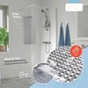 Non - Slip Bathtub Mat with Suction Cups, 30x17 in, Soft, Machine Washable, Drain Holes, Easy Dry, Gray Shower Mat. - 4 of 4