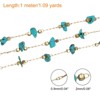 Unique Bargains Brass Smooth Decoration Irregular Gemstone Chains for Jewelry Making Craft - 3 of 4
