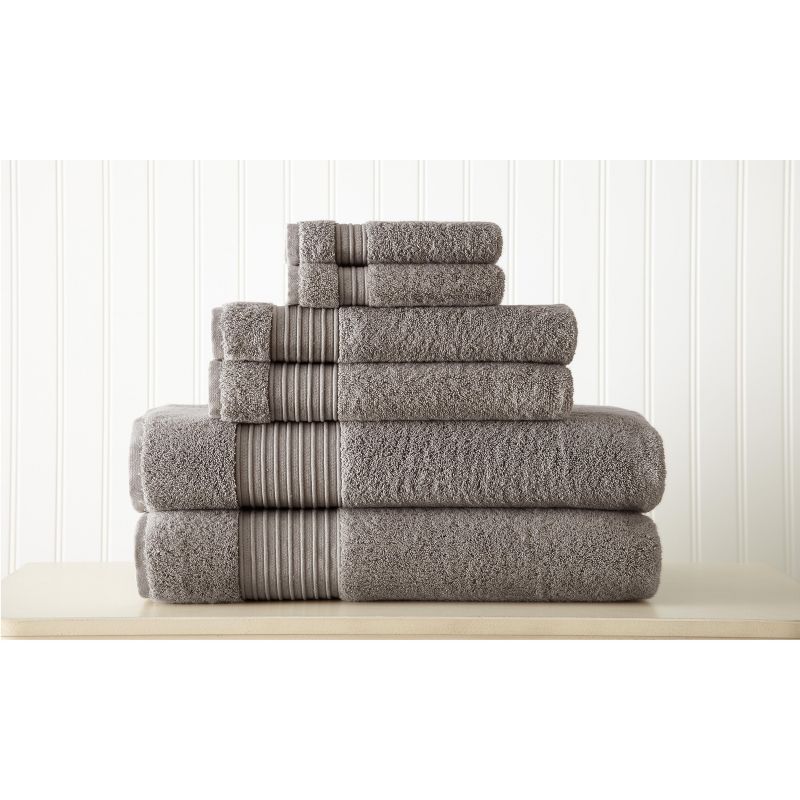 Modern Threads 6-Piece 100% Cotton Towel Set., 1 of 5