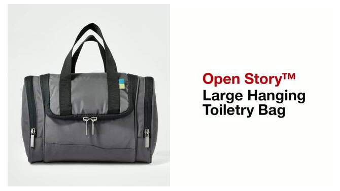 Large Hanging Toiletry Bag - Open Story™, 2 of 8, play video