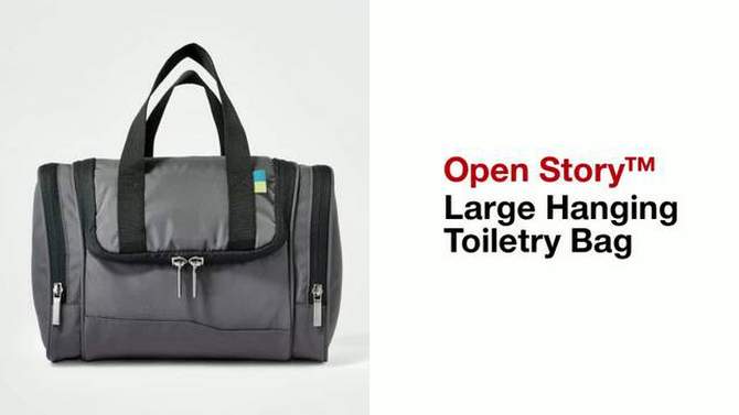 Large Hanging Toiletry Bag - Open Story™, 2 of 8, play video