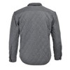 WEARFIRST Men's Quilted Button Front Shirt Jacket | Gray X-Large - 2 of 4