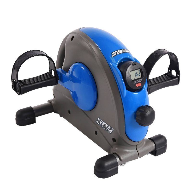 Mini Exercise Bike with Smooth Pedal System, Blue with Smart Workout App, No Subscription Required, 3 of 9