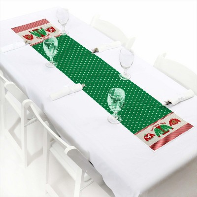 Big Dot of Happiness Ugly Sweater - Petite Holiday and Christmas Party Paper Table Runner - 12 x 60 inches