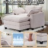 EHMKNP  40''W Comfy Cloud Sofa Armchair - Corduroy Oversized Chair & Ottoman Set, Plush Upholstery & Extra Deep Seat for Small Apartment Living Rooms - 2 of 4