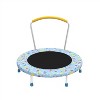 Belatt 36" Mini Kids Trampoline with Handle - Indoor & Outdoor, Ages 3 and Up, Blue - 2 of 4