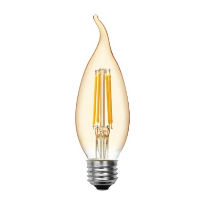 General Electric 40W VintaDeco CAM Filament Amber LED Light Bulb White