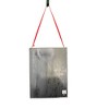 16.25 In Santa In Sleigh Wall Hanging Reindeer Flying Metal Wall Signs - 3 of 3