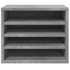 vidaXL Desk Organiser Concrete Grey 14.2x10.2x11.6" Engineered Wood - 4 of 4