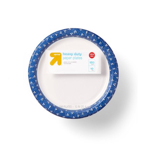 Heavy Duty White Paper Plates 8.5 - 55ct- Up & Up™ : Target