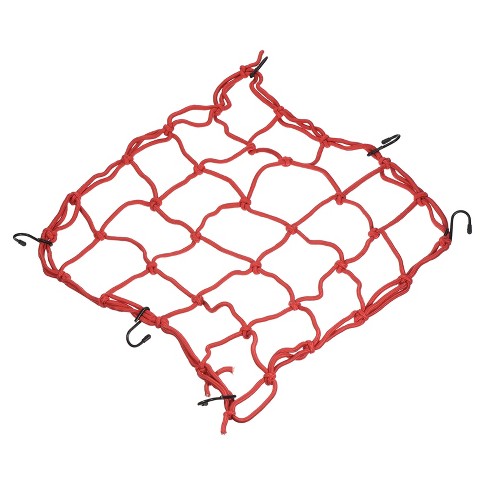 Unique Bargains Travel Camping Extendable Rubber Rope Cover Motorcycle  Cargo Luggage Debris Tie-down Net With 6 Hooks 1 Pc : Target