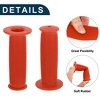 Unique Bargains MTB Bikes Handlebar Grips Cover 3.94" Red 1 Pair - 3 of 4