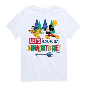 Boys' - Disney - Lets Have An Adventure Short Sleeve Graphic T-Shirt - 1 of 4