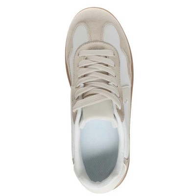 Женские кроссовки Outwoods Womens Giana 5 Gum Sole Lace Up Fashion Sneakers- Gold (8) — фото 3