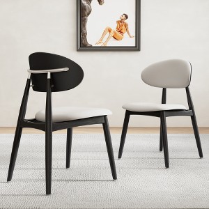 Luck Live 2 piece solid wood dining chair - 1 of 4