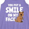Girls' - Instant Message - You Put A Smile On My Face Graphic Sleeveless Aline Dress - 2 of 4