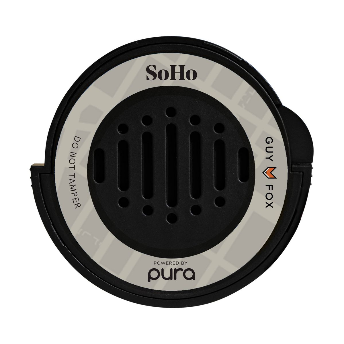Pura Guy Fox SoHo Car Fragrance Refill: Amber & Musk Aroma, Vehicle Diffuser-Compatible