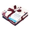 Hudson Baby Infant Girl Flannel Cotton Washcloths, Dusty Rose Floral 12 Pack, One Size - 2 of 4