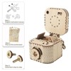 ROBOTIME Puzzle Box 3D Wooden Puzzle Model Kits, Beige, 4.9"*4"*3.4" - image 4 of 4