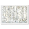 Wynwood Studio 21" x 15" Aspen Trees Nature and Landscape Framed Wall Art Print Gray : Modern Decor, Digital Artwork - 3 of 4