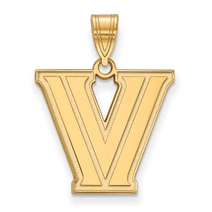 Black Bow Jewelry 10k Yellow Gold Villanova Wildcats NCAA Medium Pendant - 1 of 3