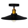 CWI Lighting Brave 1 Light Flush Mount With Black Finish - 3 of 4