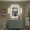 Apmir Super Bright Front & Back LED Lighted Anti-Fog Aluminum Alloy Framed Tempered Glass Bathroom/Vanity Mirror with ETL & 3-Year Warranty - 2 of 4
