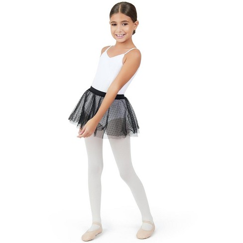 Capezio Black Double Layer Pull On Skirt Girls Intermediate Target