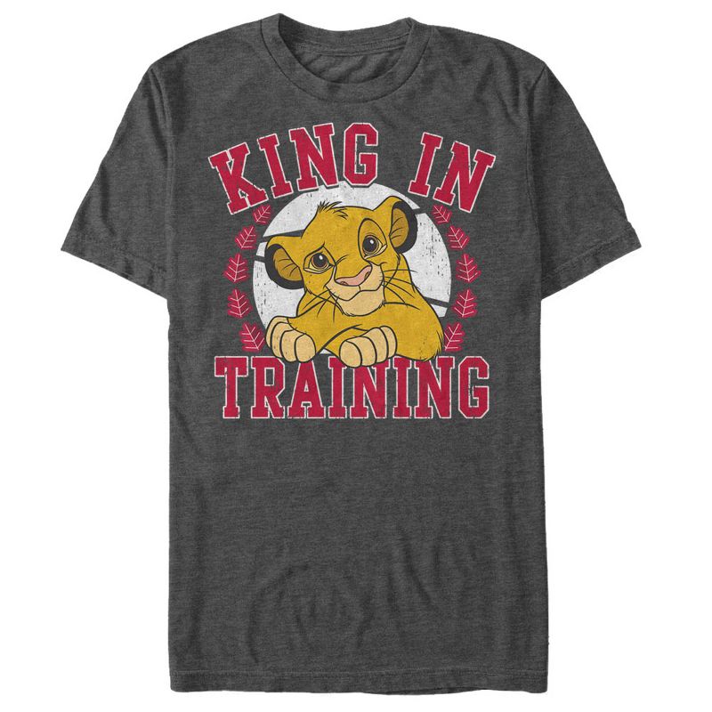 Men's Lion King Simba King in Training T-Shirt, 1 of 5