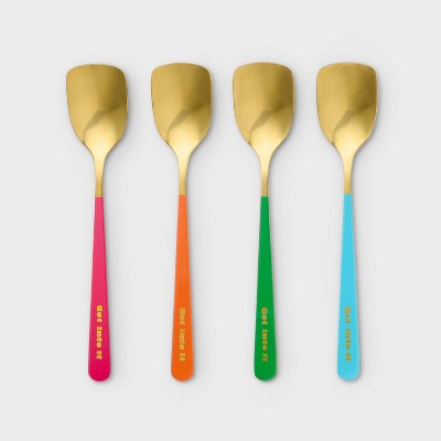 4pk Dessert Spoon Set - Tabitha Brown for Target