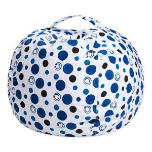 Stuffed Animal Storage Bean Bag Chair Cover for Kids' - Posh Creations - 1 of 4