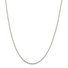 Black Bow Jewelry 1.65mm Sterling Silver Twisted Herringbone Chain Necklace - 3 of 4