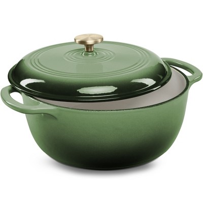 Best Choice Products 7.5 Quart Enamel Cast-Iron Dutch Oven, Heavy-Duty Cookware w/ Dual Handles, Lid