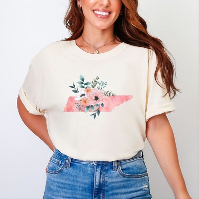 Simply Sage Market Tennessee Watercolor Garment Dyed Tee