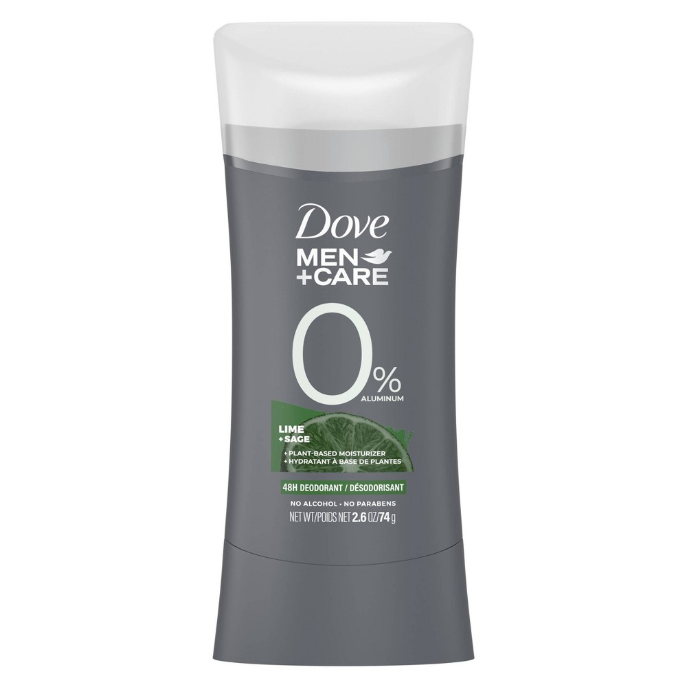 Dove Men+Care Dove For Men Lime and Sage 0% Deodorant Stick 2.6 oz