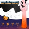 Costway 12 Ft Halloween Inflatable Ghost Yard Decoration w/ Built-in LED Lights - 3 of 4