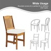 Aoodor Outdoor Dining Chair Cushions Set of 4, Waterproof Patio Furniture Seat Cushions, Outdoor Chair Pads with Ties - 4 of 4