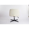 DOMETOUR Cross-Legged Chair Armless Swivel Home Office Chair No Wheels - 3 of 4