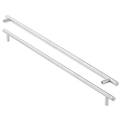 Brushed Nickel 25" Modern Stainless Steel Bar Pull