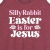 Women's - Instant Message - Easter Is For Graphic Racerback Tank - 2 of 4