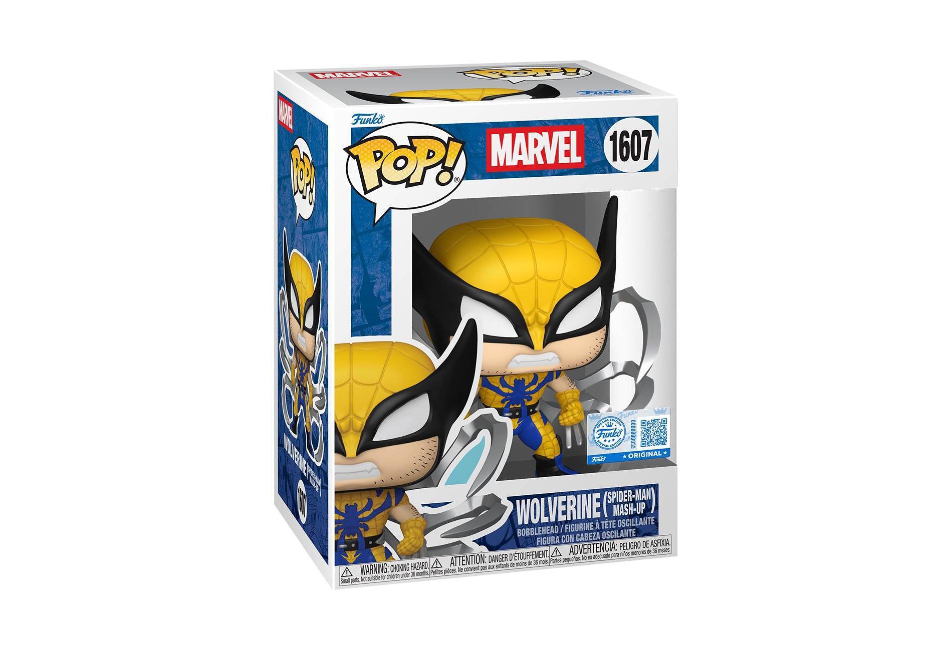 Funko POP! Target Exclusive Marvel Wolverine (Spider-Man Mash-Up)  Bobblehead #1607