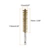 Unique Bargains Sturdy Wear-resistant 1/4" Hex Shank Handle Cleaning Brass Bore Brush - 2 of 4