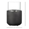 NAYSAYE Tabletop Fireplace Mini Concrete Fire Bowl for Home Living Room or Bedroom Decor, Gray, 4.75"*4.75"*7.5" - 3 of 4