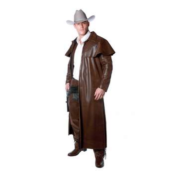 Underwraps Costumes Cowboy Adult Mens Costume Duster Coat