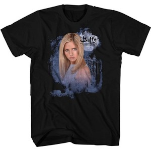 Mens Buffy the Vampire Slayer Shirt - Sarah Michelle Gellar Logo Shirt - Buffy the Vampire Slayer Graphic Shirt - 1 of 4
