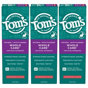 Tom's of Maine Whole Care Clove - Cinnamon - 3pk/4oz - 1 of 4