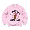 Simply Sage Market Coquette Overcaffeinated Moms Club Sweatshirt - 2 of 4